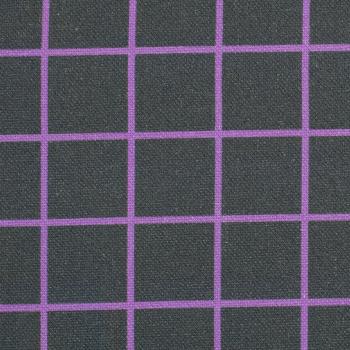 Preview: The happy Canvas Story by Cherry Picking Karos auf Anthrazit/Lila